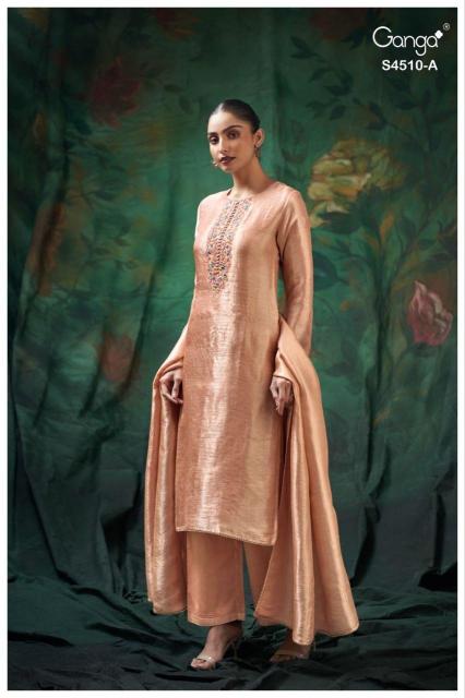 Ganga jeyra 4510 textiles wholesale dress material bengaluru karnataka